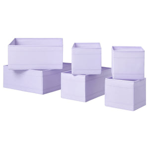 SKUBB box, set of 6, lilac