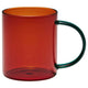 SKUGGSTUBB mug, mixed colours brown/green, 41 cl