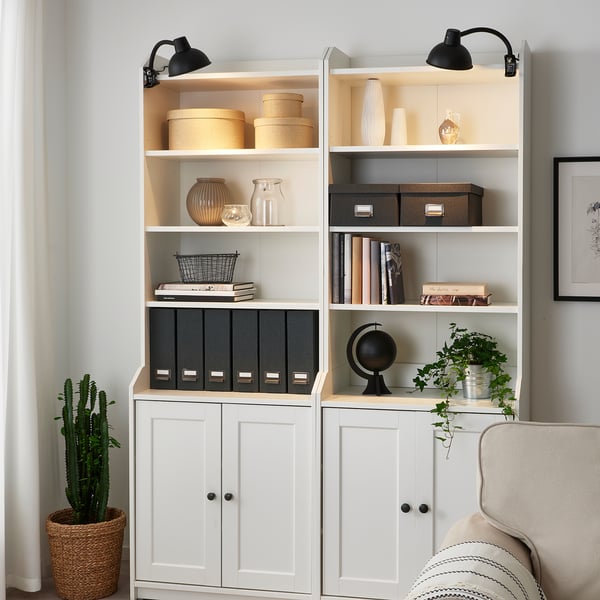 SKURUP clamp spotlight, black, 15.6 cm