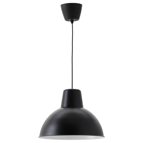 SKURUP pendant lamp, black, 38 cm
