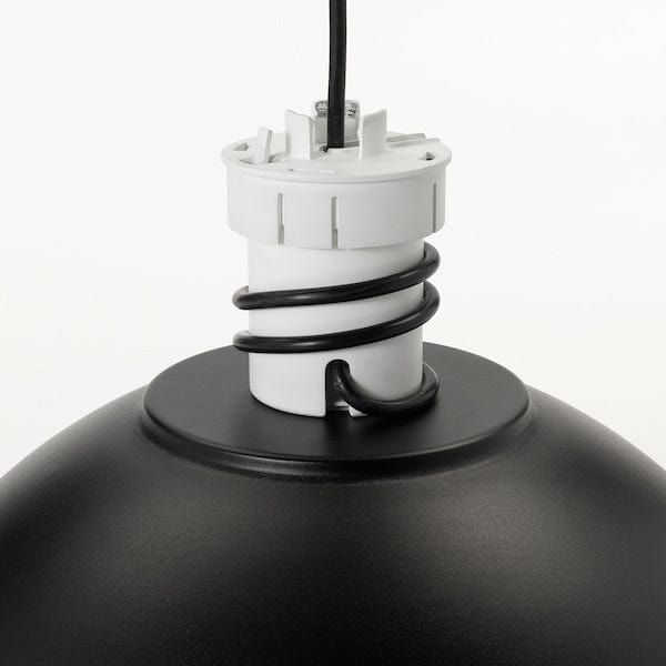 Ikea SKURUP - Pendant lamp, black, 38 cm