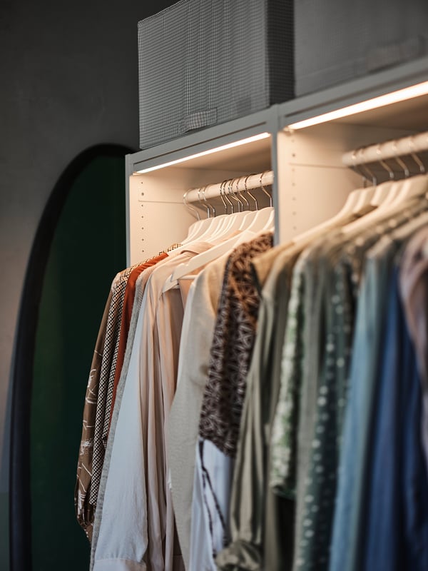 SKYDRAG / TRÅDFRI lighting kit, white, 60/40 cm