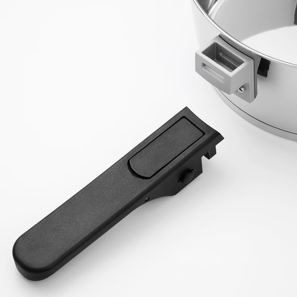 SLÄTROCKA detachable handle for cookware, black, 17x4 cm