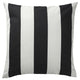 SLÅNHÖSTMAL cushion cover, black white/stripe pattern, 50x50 cm