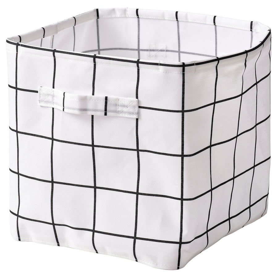 SLÅTTERVALL storage basket, textile, 32x35x32 cm