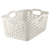 SLIBB laundry basket, white, 38 l