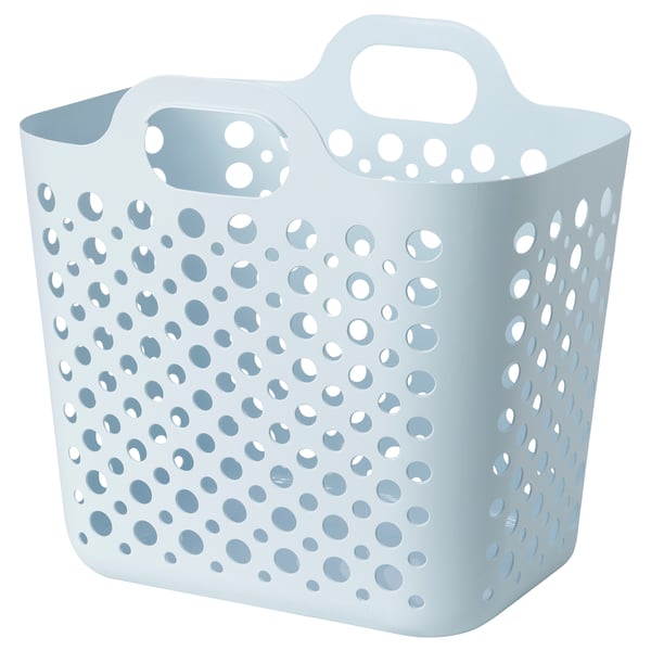 SLIBB flexible laundry basket, blue, 24 l