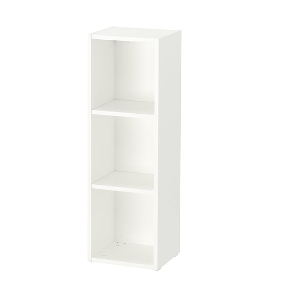 SMÅGÖRA shelf unit, white, 29x88 cm