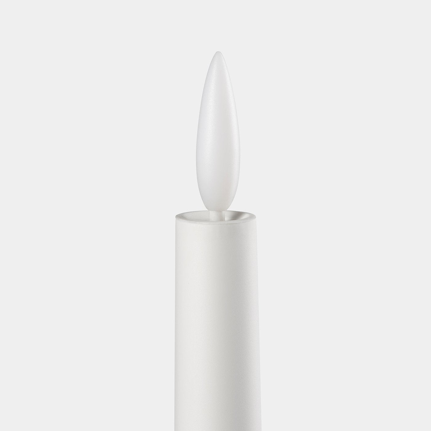 SMÅLOM LED taper candle, battery-operated white, 22 mm, 2 pack