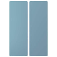 SMÅSTAD door, blue, 30x90 cm, 2 pack
