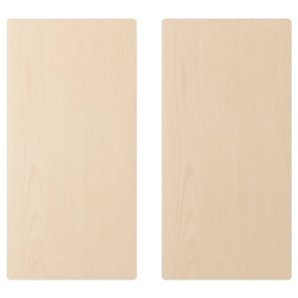 SMÅSTAD door, birch effect, 30x60 cm, 2 pack