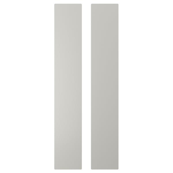SMÅSTAD door, grey, 30.0x180.0 cm, 2 pack
