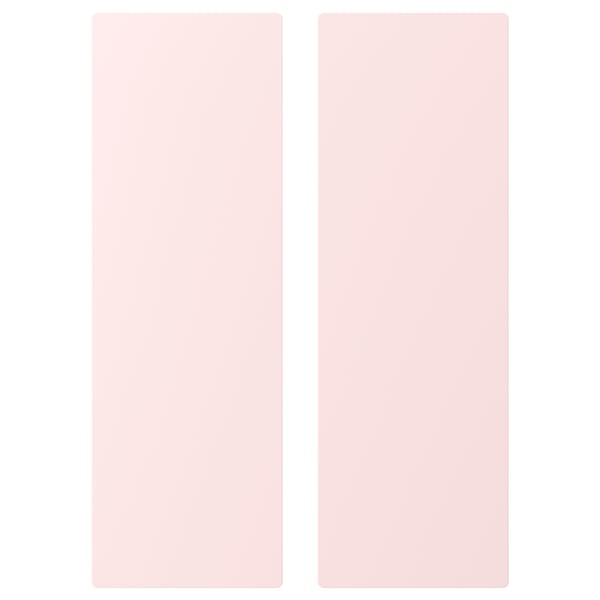 SMÅSTAD door, pale pink, 30x90 cm, 2 pack