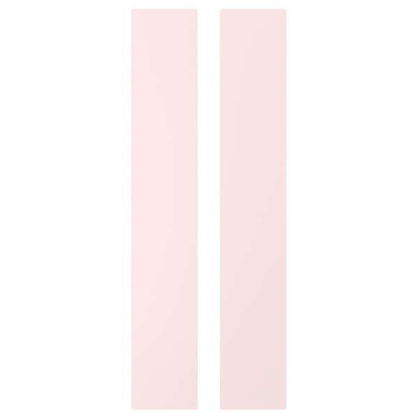 SMÅSTAD door, pale pink, 30x180 cm, 2 pack