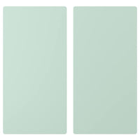 SMÅSTAD door, light green, 30x60 cm, 2 pack