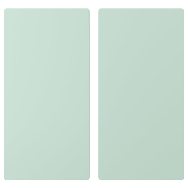 SMÅSTAD door, light green, 30x60 cm, 2 pack