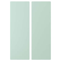 SMÅSTAD door, light green, 30x90 cm, 2 pack