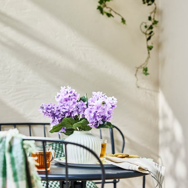 SMYCKA artificial bouquet, in/outdoor/lilac, 36 cm