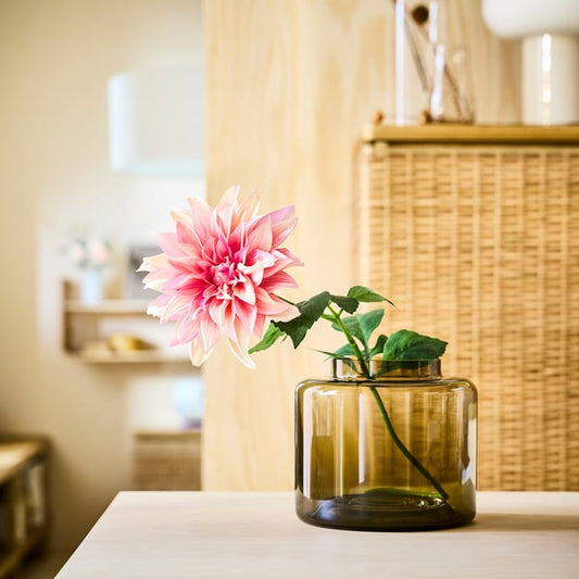 SMYCKA artificial flower, in/outdoor Dahlia/pink, 65 cm