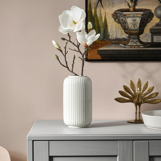 SMYCKA artificial flower, in/outdoor/magnolia white, 61 cm