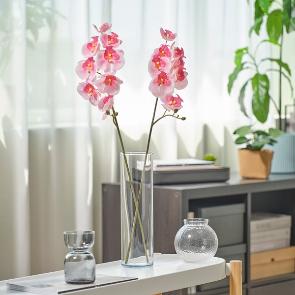 SMYCKA artificial flower, in/outdoor/Orchid pink, 60 cm