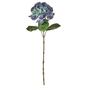 SMYCKA artificial flower, in/outdoor/hydrangea blue-lilac, 55 cm