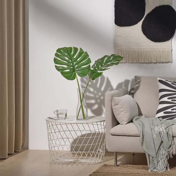 SMYCKA artificial leaf, in/outdoor/Monstera green, 80 cm