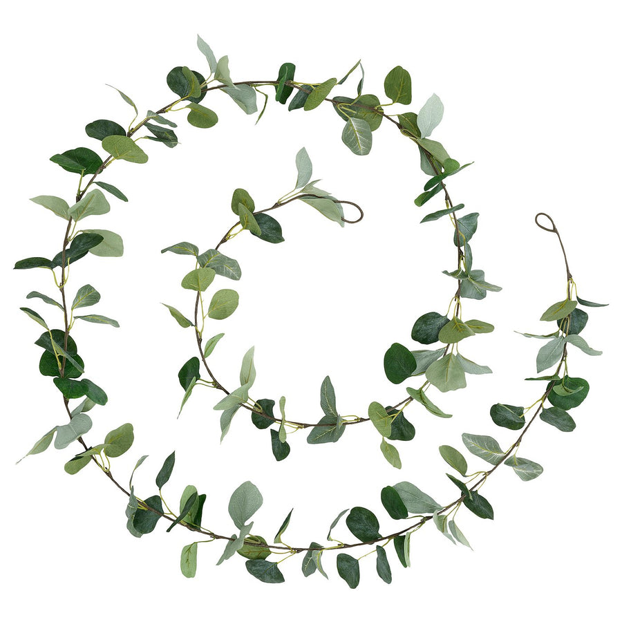 SMYCKA artificial garland, in/outdoor/eucalyptus, 3 m