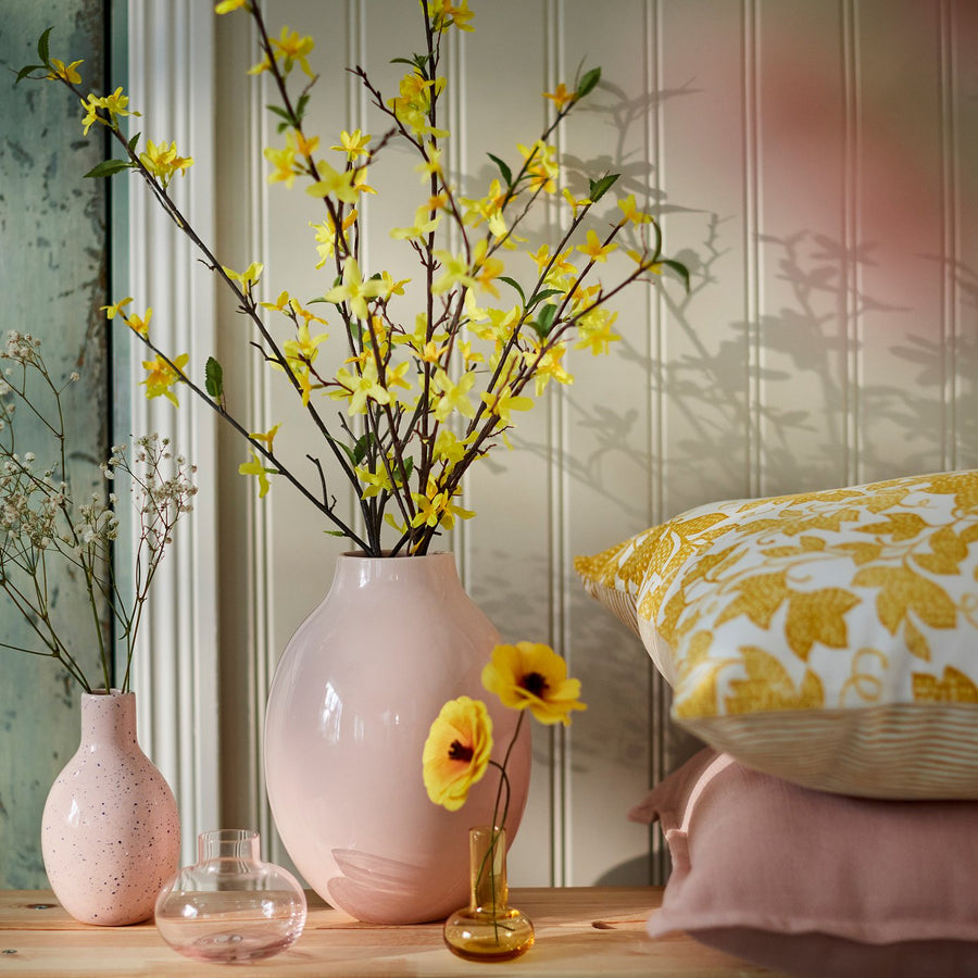 SMYCKA artificial spray, in/outdoor/forsythia yellow