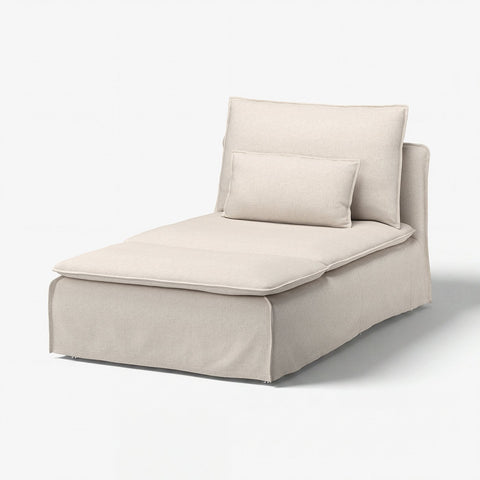 SÖDERHAMN chaise longue, Gransel natural, 93x83x151 cm