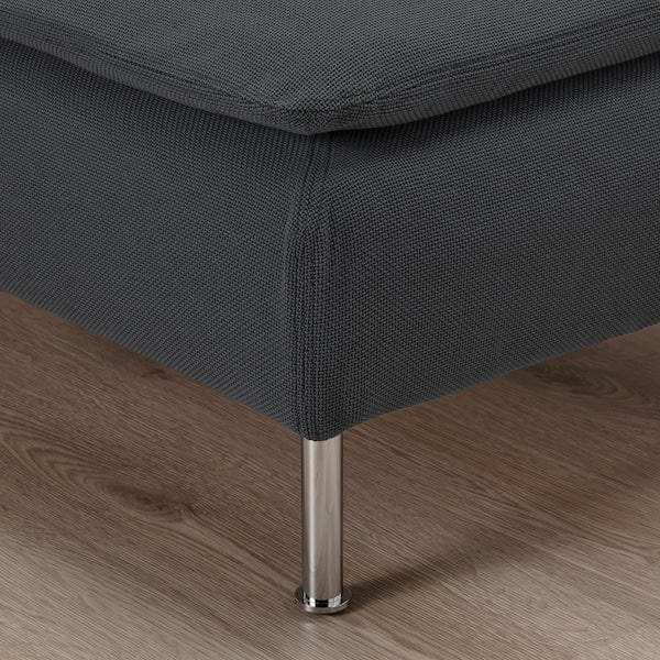 Ikea SÖDERHAMN 3-seater sofa, with open end element/Fridtuna dark grey ,