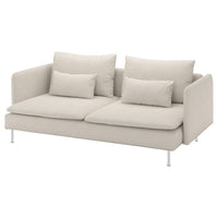 SÖDERHAMN 3-seat sofa, Gunnared beige, 198 cm