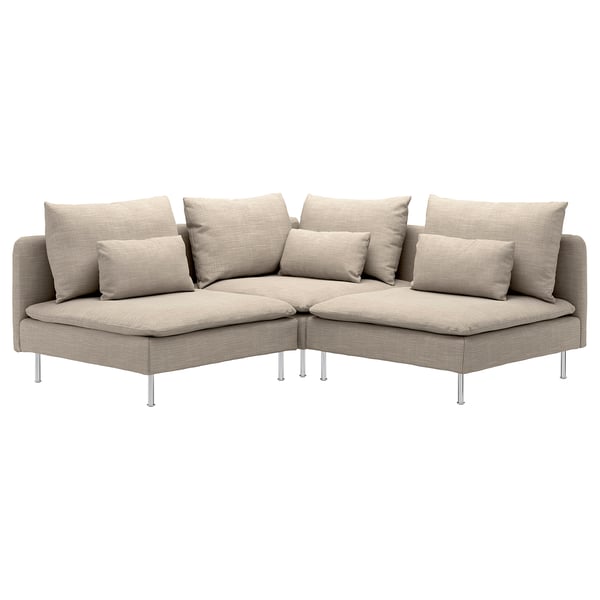 SÖDERHAMN corner sofa, 3-seat