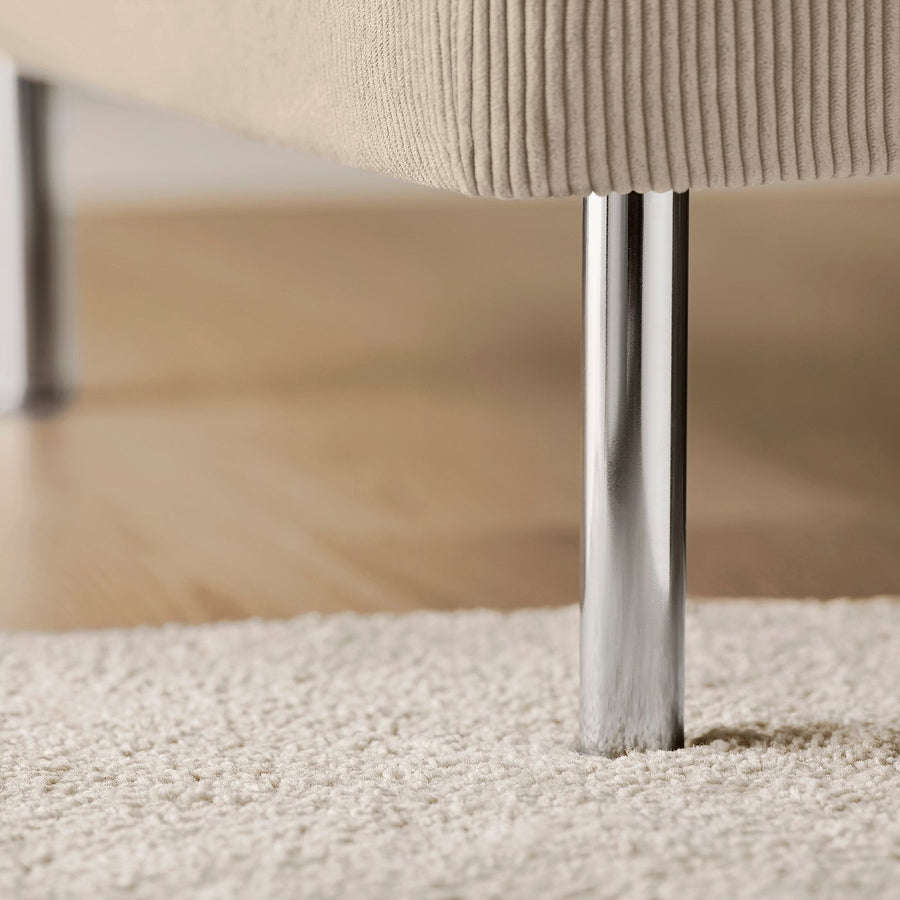 SÖDERHAMN corner sofa, 4-seat, with open end/Kelinge beige