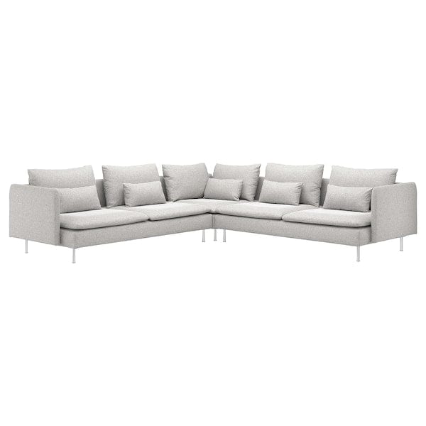 Ikea SÖDERHAMN - 6-seat corner sofa, Tallmyra white/black ikea_check