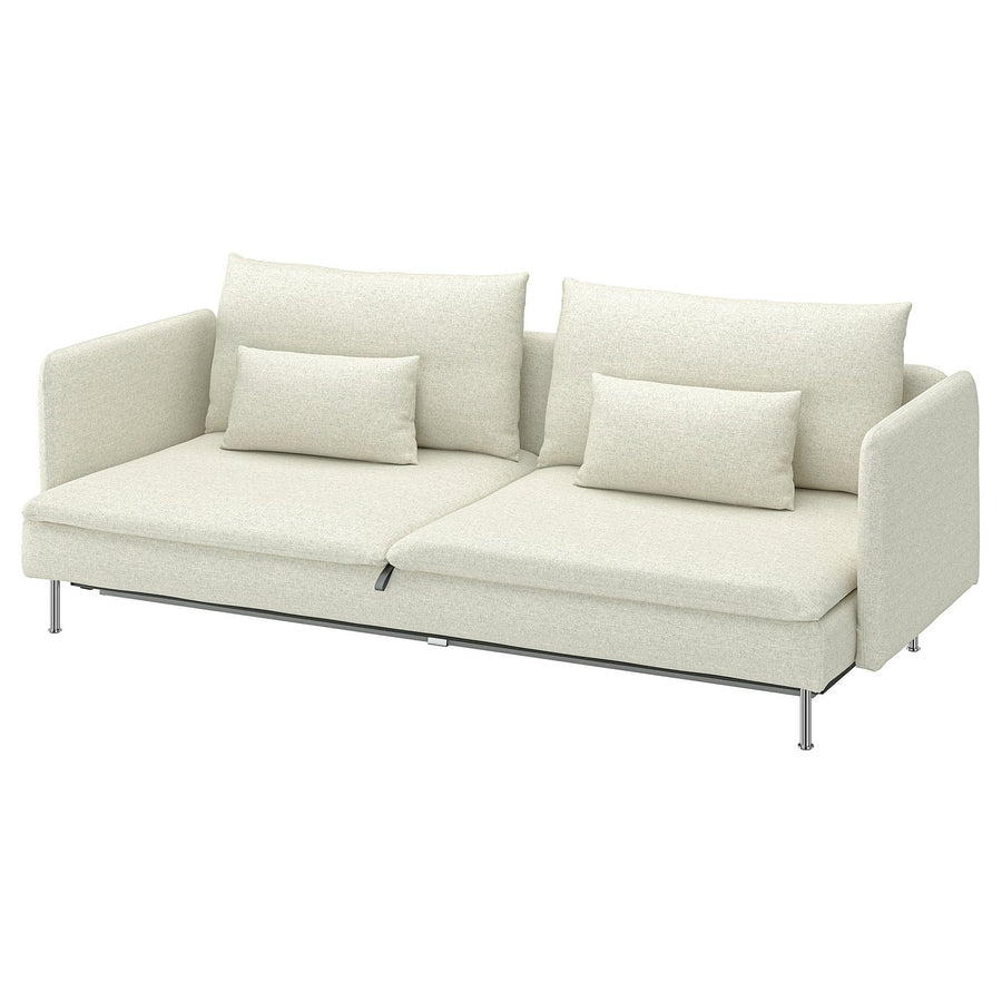 SÖDERHAMN 3-seat sofa-bed, Gunnared beige