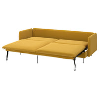 SÖDERHAMN 3-seat sofa-bed, Kelinge dark yellow