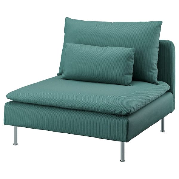 Ikea SÖDERHAMN - 1-seater element, Kelinge grey-turquoise
