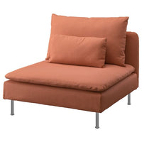 SÖDERHAMN 1-seat section, Kelinge rust, 93x83x99 cm