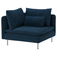 SÖDERHAMN corner section, Kelinge dark blue, 99 cm