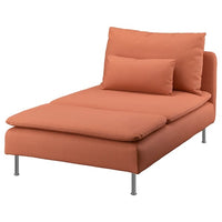 SÖDERHAMN cover for chaise longue section, Kelinge rust