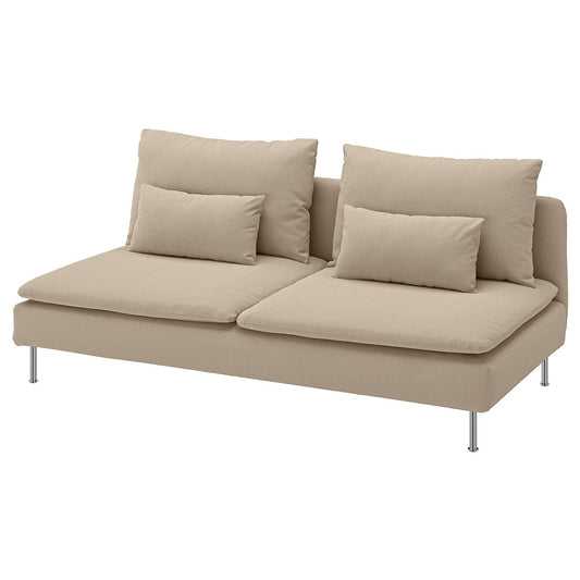 SÖDERHAMN cover for 3-seat section, Kelinge beige