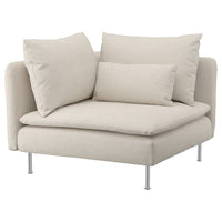 SÖDERHAMN cover for corner section, Gunnared beige
