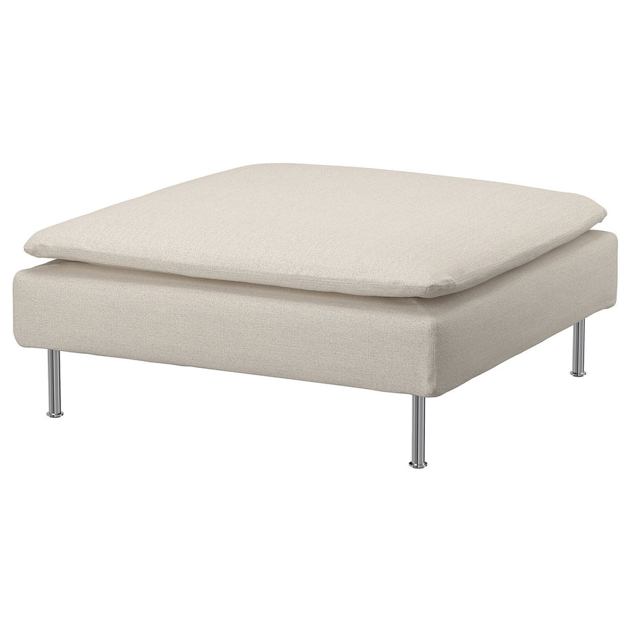 SÖDERHAMN cover for footstool, Gunnared beige