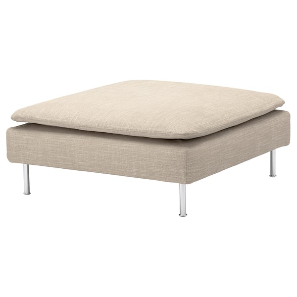 SÖDERHAMN cover for footstool, Hillared beige