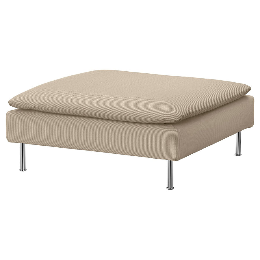 SÖDERHAMN cover for footstool, Kelinge beige