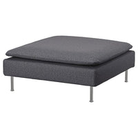 SÖDERHAMN footstool, Gunnared medium grey, 93x40x93 cm
