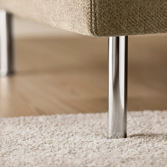 SÖDERHAMN footstool, Johanneshov brown-beige, 93x40x93 cm