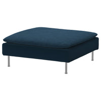 SÖDERHAMN footstool, Kelinge dark blue, 93x40x93 cm