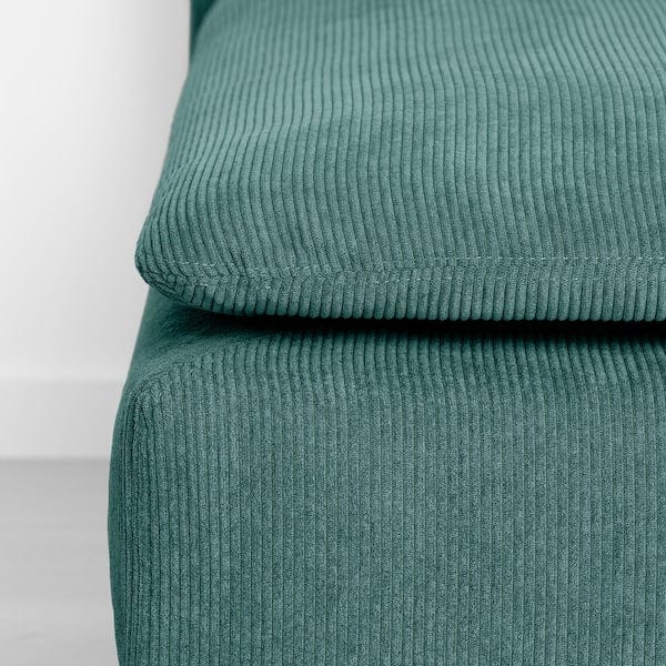 Ikea SÖDERHAMN - Footstool, Kelinge grey-turquoise